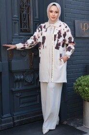 Modest Beige Dual Suit 14325BEJ - 1