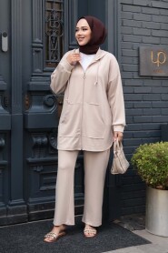 Modest Beige Dual Suit 17461BEJ - 2
