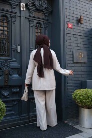 Modest Beige Dual Suit 19029BEJ - 4
