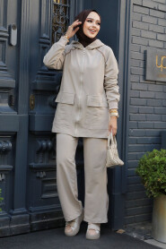 Modest Beige Dual Suit 20113BEJ - 2