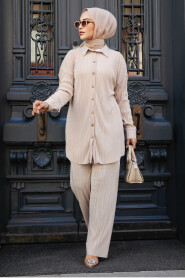 Modest Beige Dual Suit 20241BEJ - 1
