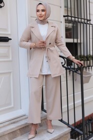 Modest Beige Dual Suit 62221BEJ - 3