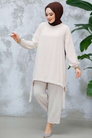 Modest Beige Dual Suit 65876BEJ - 1