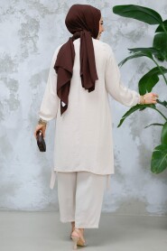 Modest Beige Dual Suit 65876BEJ - 3