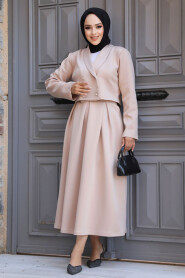 Modest Beige Dual Suit 681BEJ - 1