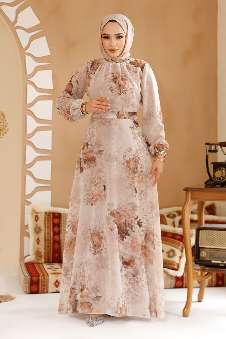 chinese dress ladies Plus Size Empire Plunging Lace Boho Wedding Dress Nude Beige