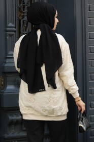 Modest Beige Jacket 20003BEJ - 3