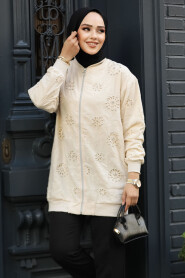 Modest Beige Jacket 20003BEJ - 2