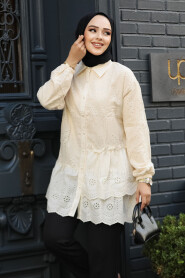 Modest Beige Top 13761BEJ - 2
