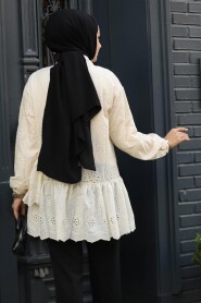 Modest Beige Top 13761BEJ - 3