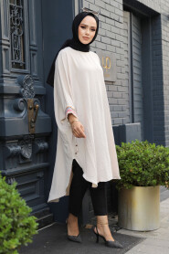 Modest Beige Top 170015BEJ 