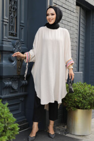 Modest Beige Top 170015BEJ - 3