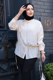 Modest Beige Top 32358BEJ - 2