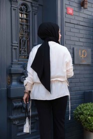 Modest Beige Top 32358BEJ - 3