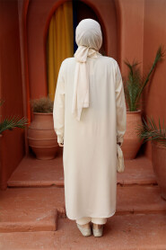 Modest Beige Top 6821BEJ - 3