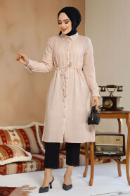 Modest Beige Tunic 10177BEJ - 3