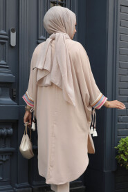 Modest Beige Tunic 210061BEJ - 2