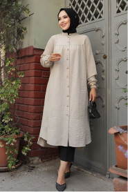 Modest Beige Tunic 5642BEJ - 2