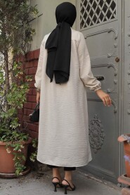 Modest Beige Tunic 5642BEJ - 3