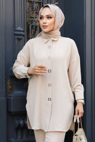 Modest Beige Tunic 68501BEJ - 1
