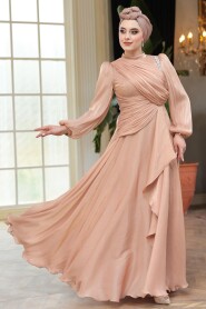Modest Biscuit Bridal Dress 51641BS 
