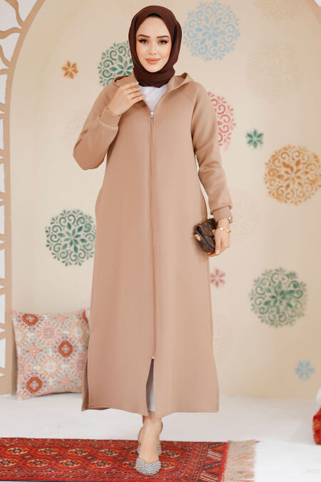 Modest Biscuit Coat 72231BS - NEVA STYLE
