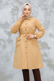 Modest Biscuit Coat 91781BS - 2