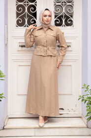 Modest Biscuit Dual Suit Dress 44651BS - 3