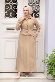 Modest Biscuit Dual Suit Dress 44651BS - 1