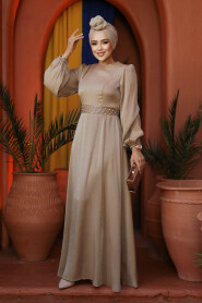 Modest Biscuit Evening Long Dress 23302BS - 5