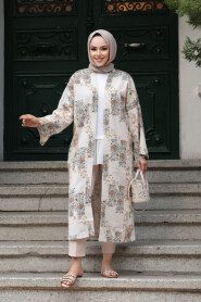 Modest Biscuit Kimono 32121BS - 3