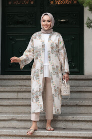 Modest Biscuit Kimono 32121BS - 4