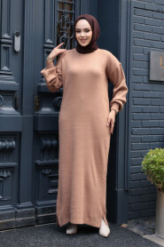 Modest Biscuit Knitwear Dress 17205BS - 2