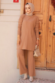 Modest Biscuit Knitwear Dual Suit 10202BS - 1