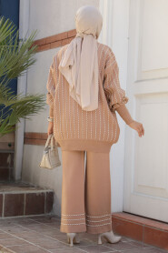 Modest Biscuit Knitwear Dual Suit 10217BS - 3