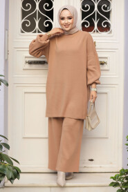 Modest Biscuit Knitwear Dual Suit 50602BS - 3