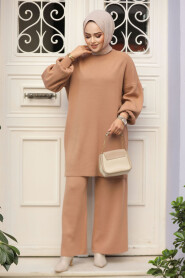 Modest Biscuit Knitwear Dual Suit 50602BS - 1