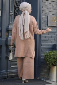 Modest Biscuit Knitwear Dual Suit 50627BS - 3