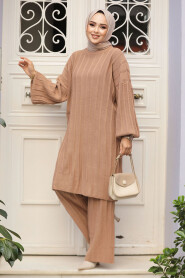 Modest Biscuit Knitwear Dual Suit 50631BS - 2