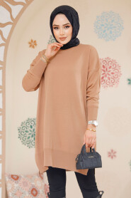 Modest Biscuit Knitwear Jumper Top 17203BS - 3