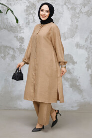 Modest Biscuit Plus Size Dual Suit 25492BS 