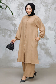 Modest Biscuit Plus Size Dual Suit 25492BS - 3