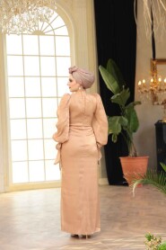 Modest Biscuit Plus Size Evening Dress 50193BS - 5