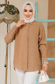 Modest Biscuit Shirt Top 70901BS - 2