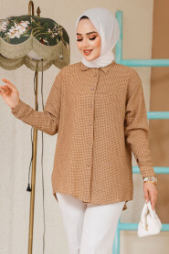 Modest Biscuit Shirt Top 70901BS - 3