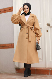 Modest Biscuit Stamp Coat 5946BS - 2