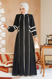 Modest Black Abaya 41567S - 1