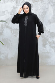 Modest Black Abaya 45274S 