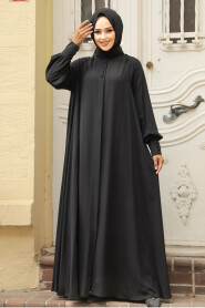 Modest Black Abaya Dress 520066S - 1