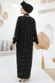 Modest Black Abaya Dual Suit 42781S - 5